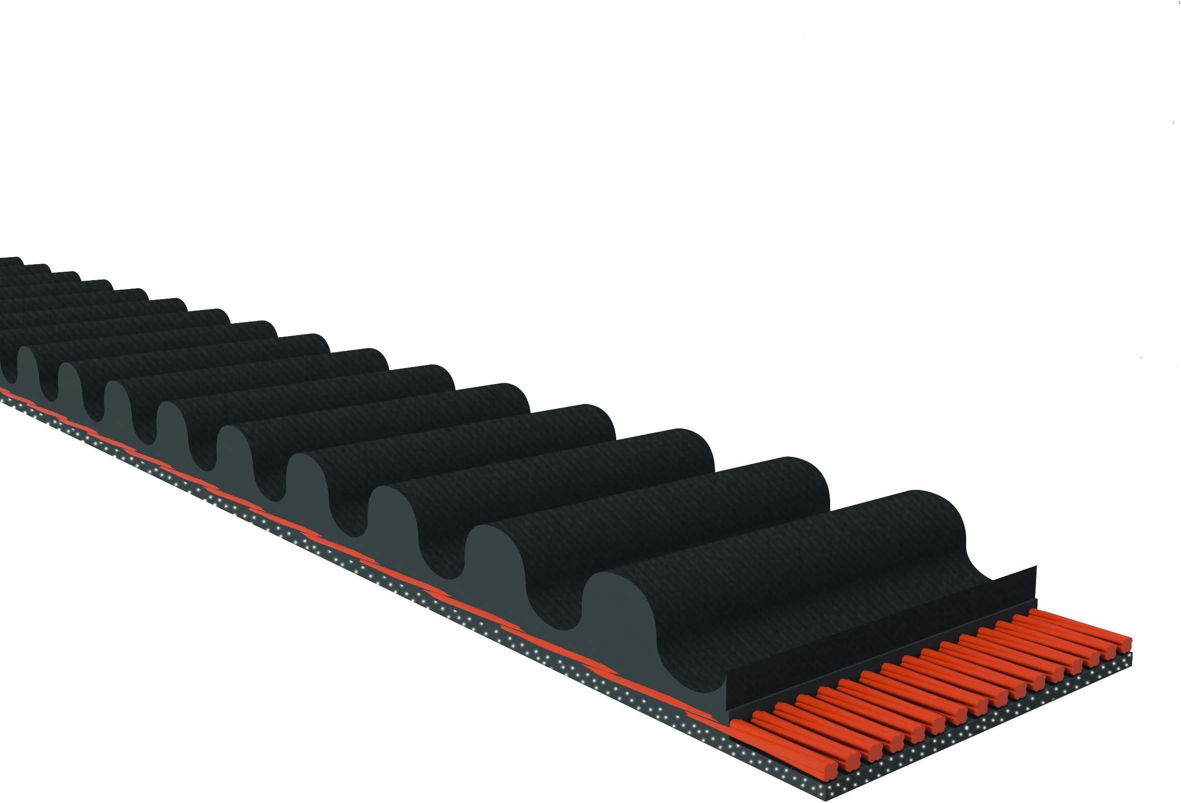 255-5M-15 Synchronous Timing Belt, Rubber, (Pack of 1)