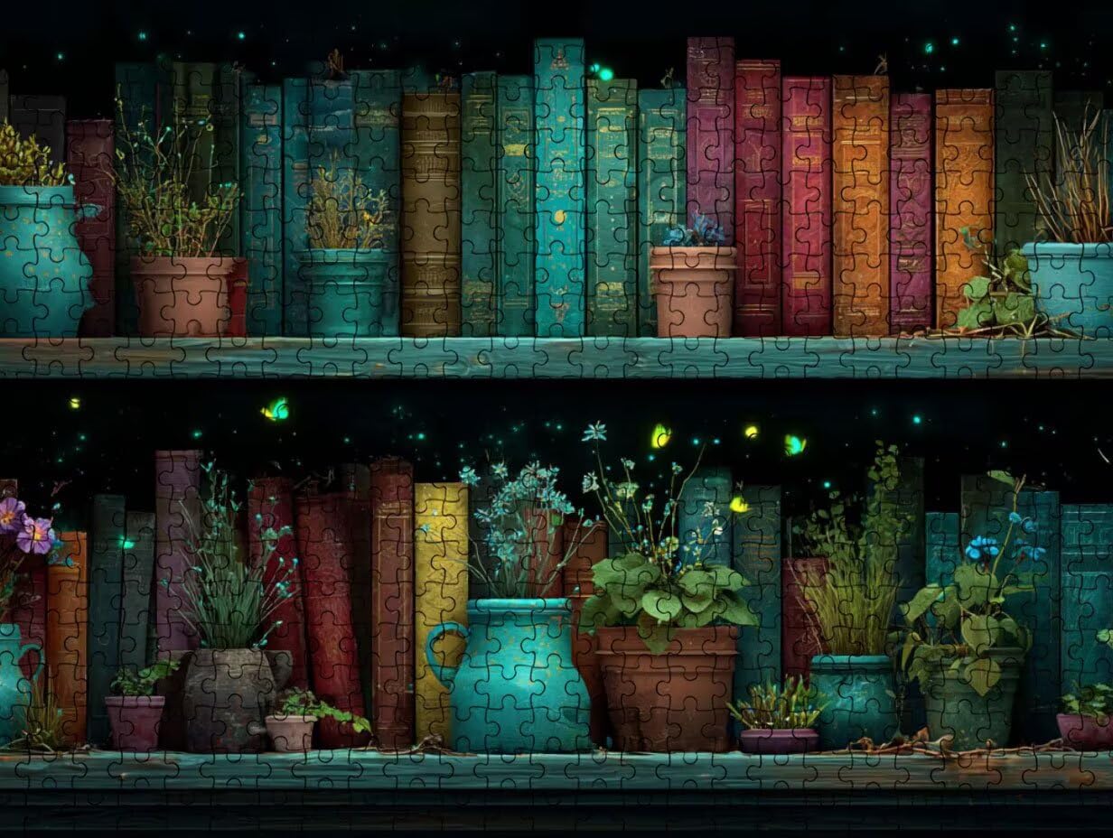 Clásicos Puzzle 6000 para Adultos, EstanteríA De Plantas LDYQS7-702