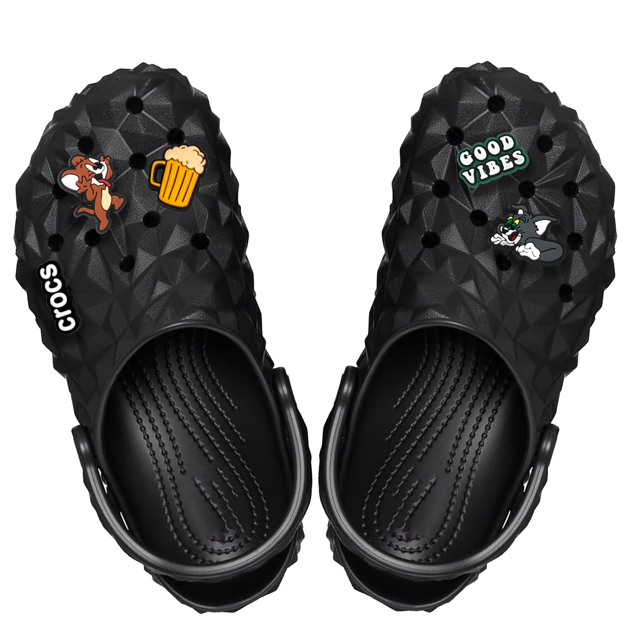 See full amazon price history chart for Questsole Diamond Cut Unisex Casual Walking Stylish Daily Clogs & Slippers Lightweight Design Flip-Flops for Everyday Use (5 Charms Added) (UK - 9, Black) Questsole Diamond Cut Unisex Casual Walking Stylish Daily Clogs & Slippers Lightweight Design Flip-Flops for Everyday Use (5 Charms Added) (UK - 9, Black) (B0D9SB3B37) Amazon Price History, Amazon Price Tracker