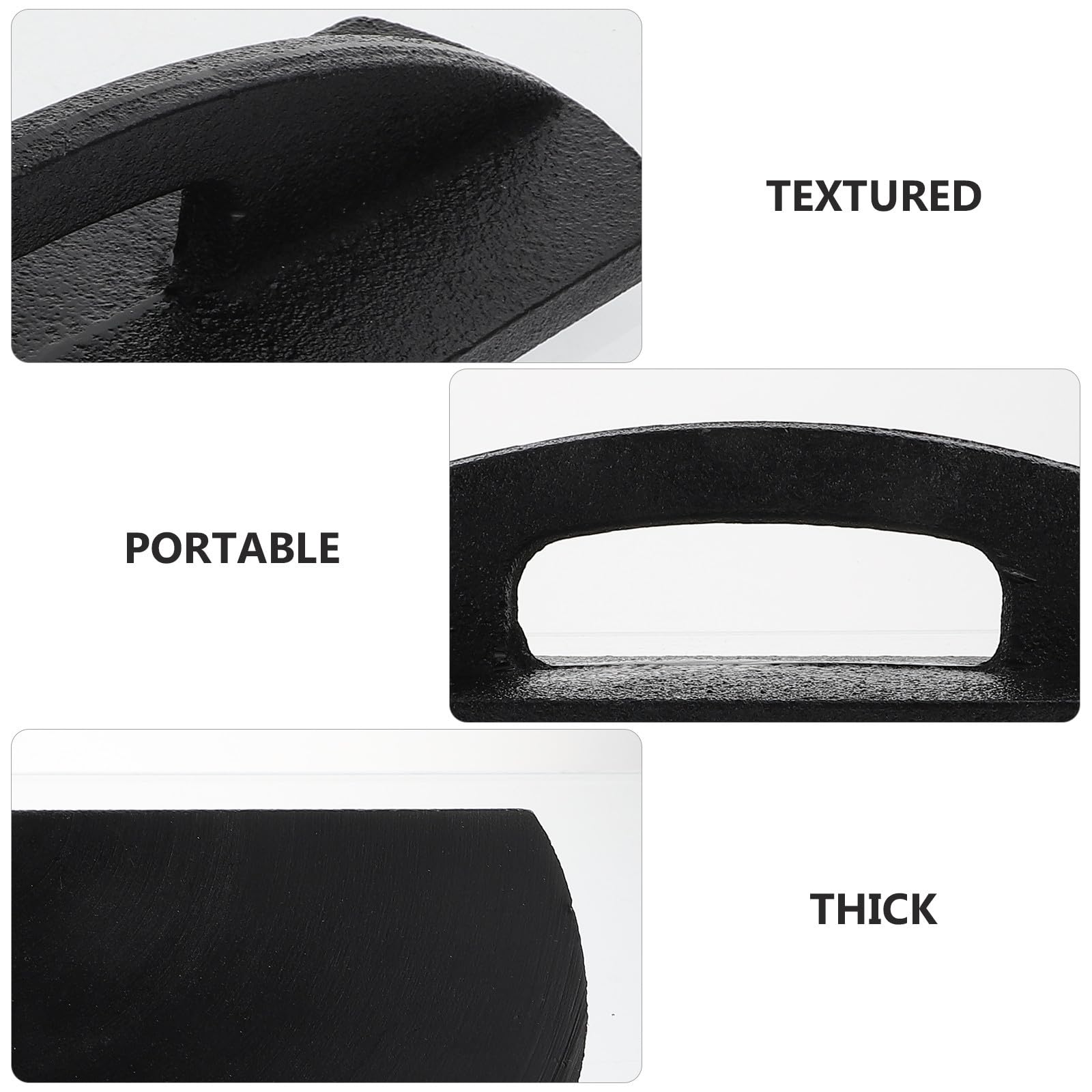 BETOOKY Accesorio de Costura Profesional Bloque de Hierro para Presionar y Sujetar Tela Bordes Redondeados Fácil de Limpiar para DIY y Confección