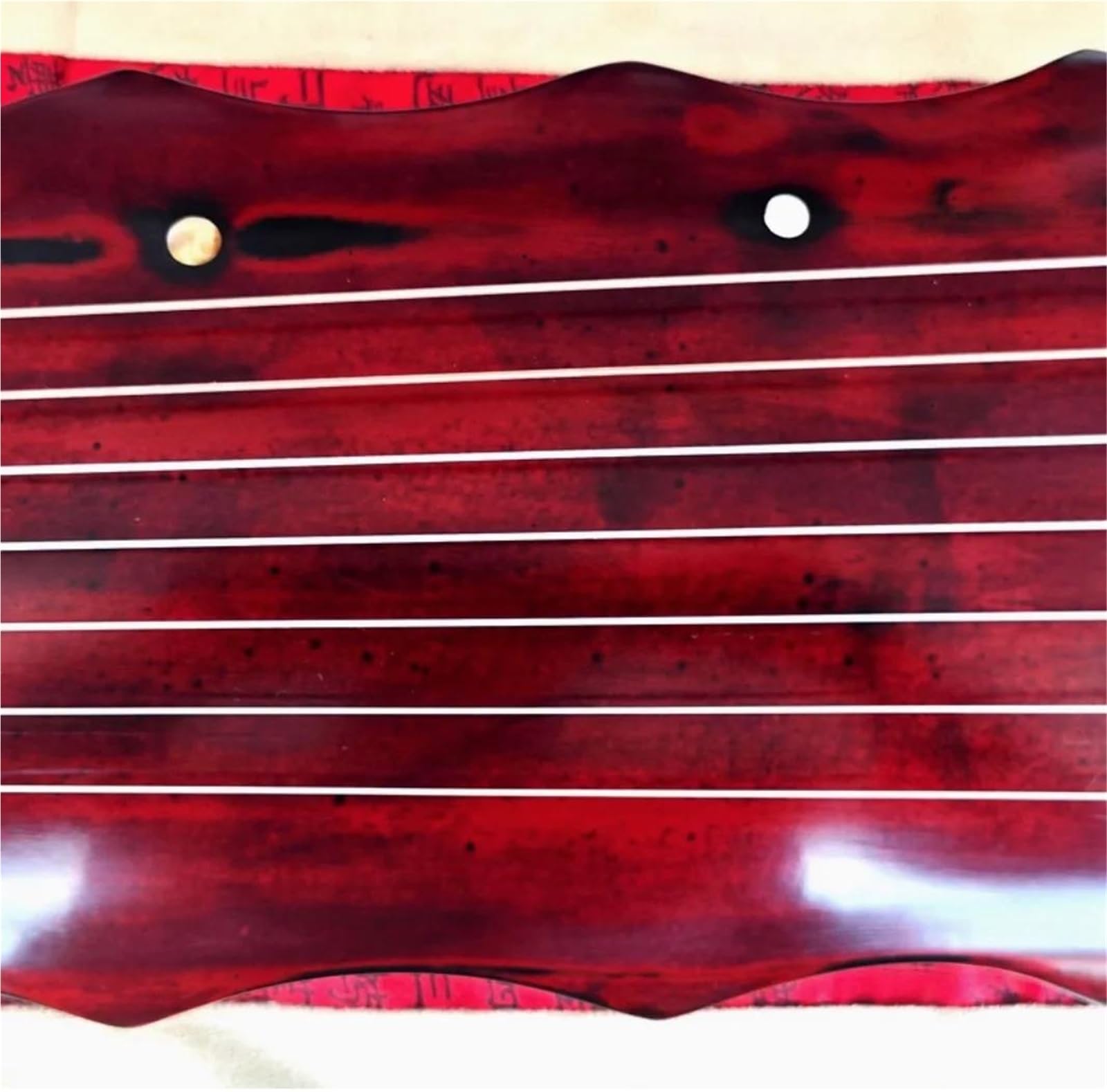 Guqin W Stylu Rorschacha (cytra Chińska) Wykonane Ze Starych Nylonowych Strun Z Drewna Paulownia Guqin (chińska Cytra)