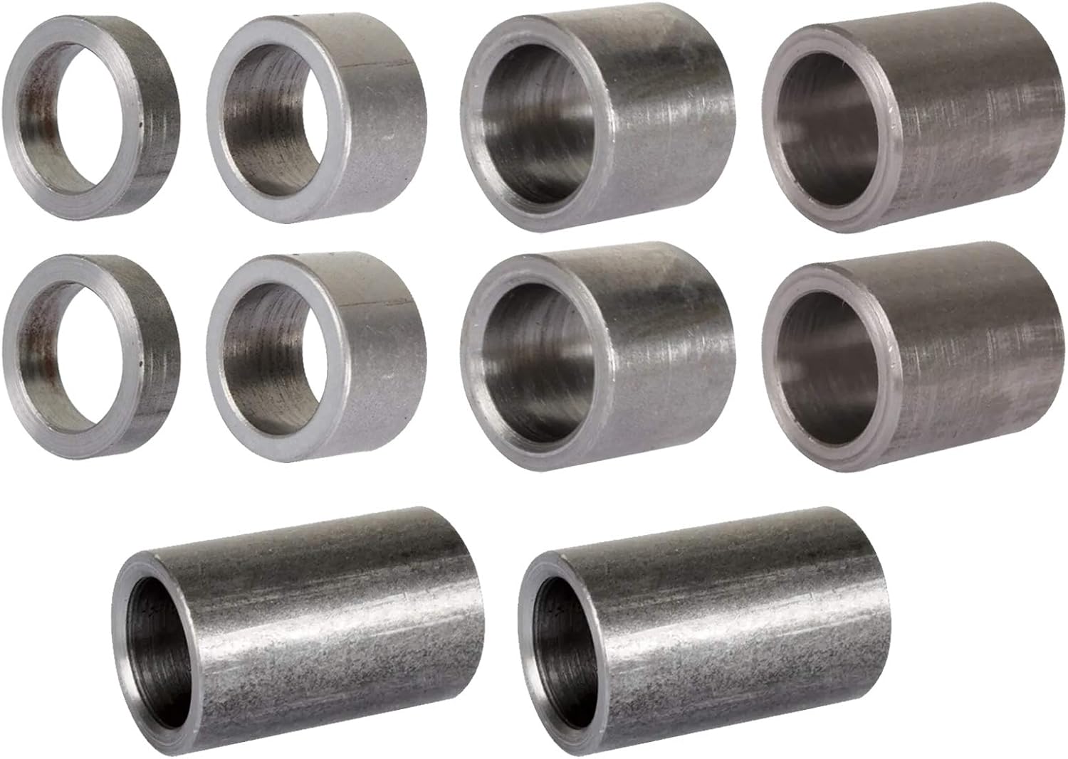 Speedway Motors 5/8 Inch Control Arm Spacer Assortment Kit, Steel Suspension Spacers with 5/8 Inch ID and 7/8 Inch OD for Control Arms, Shock Mounts and Chassis Setup, 10 Piece Set