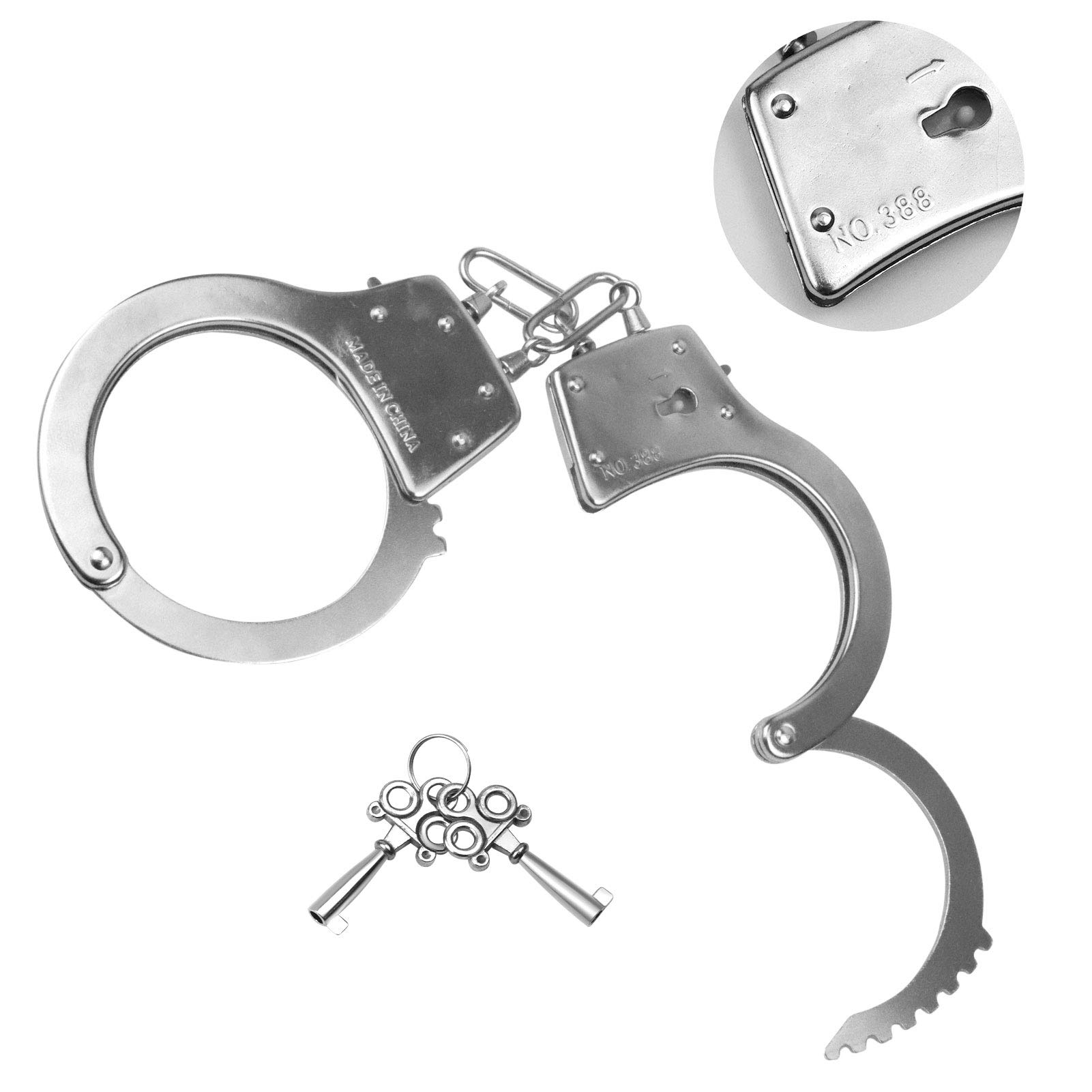 Buy HAPTIME Police Badge and Toy Handcuffs, Cosplay Handcuffs for Boys