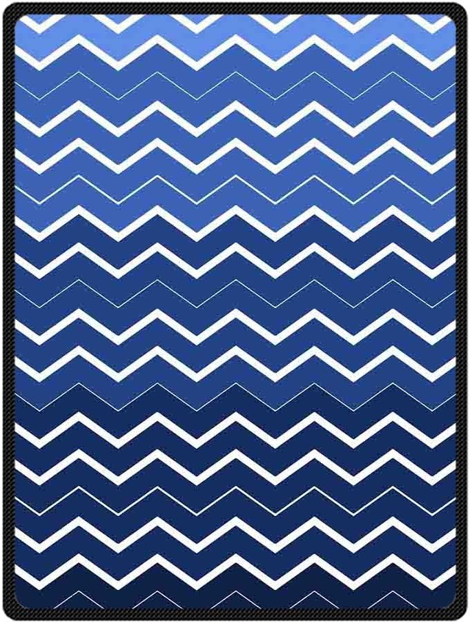 Doubee Chevron 100% Fleece Blanket Camping Outdoor Festival Durable Blanket 147cm X 203cm