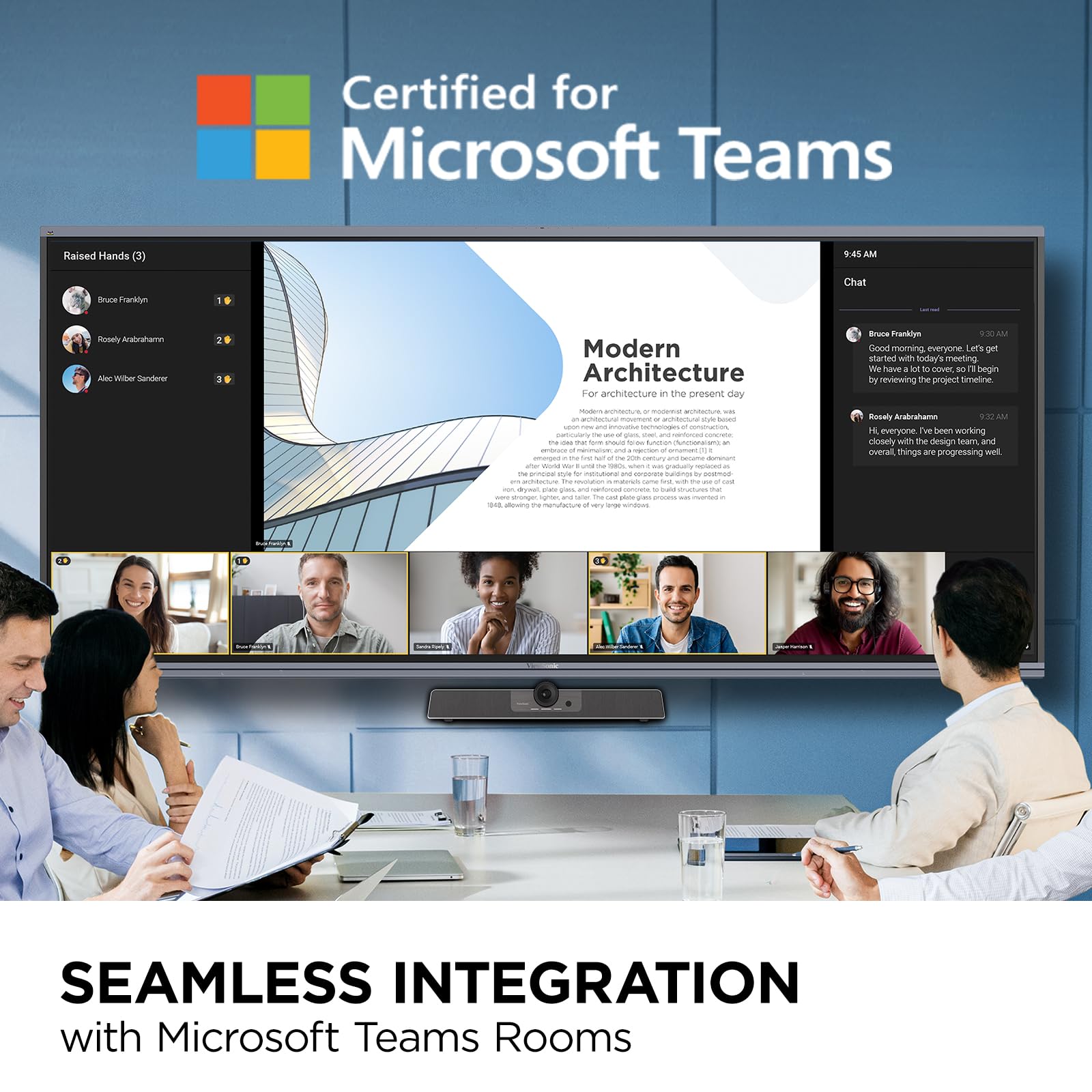 ViewSonic UMB202 TeamJoin 4K Video-Bar-System