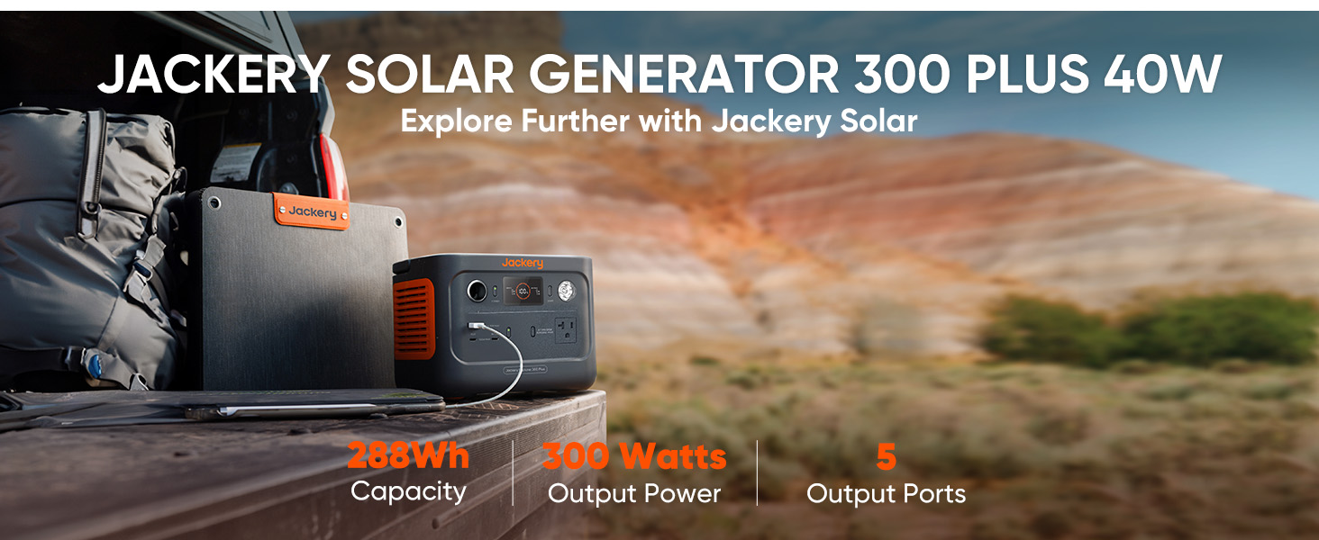 Amazon.com : Jackery Solar Generator 300 Plus Portable Power