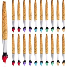 20 قطعة قلم Paintbrush Bamboo Brush Shape Ballpoint Pen Novelty Retractable Paintbrush أقلام للحبر للأنشطة الفنية قرطاسية مدرسية منزل الاحترار حفلات عيد الهالوين هدية العام القريب