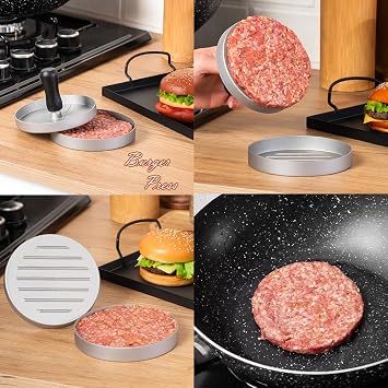 Porsima YK1579 Aluminum Hamburger and Meatball Mold Meatball Press Styling Burger Press Practical Meatball Making Apparatus