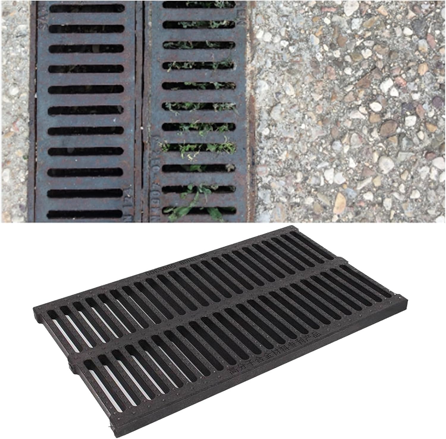 HJLKDYM Plastic Grate Plate Grid, Sewer Cover, Resin