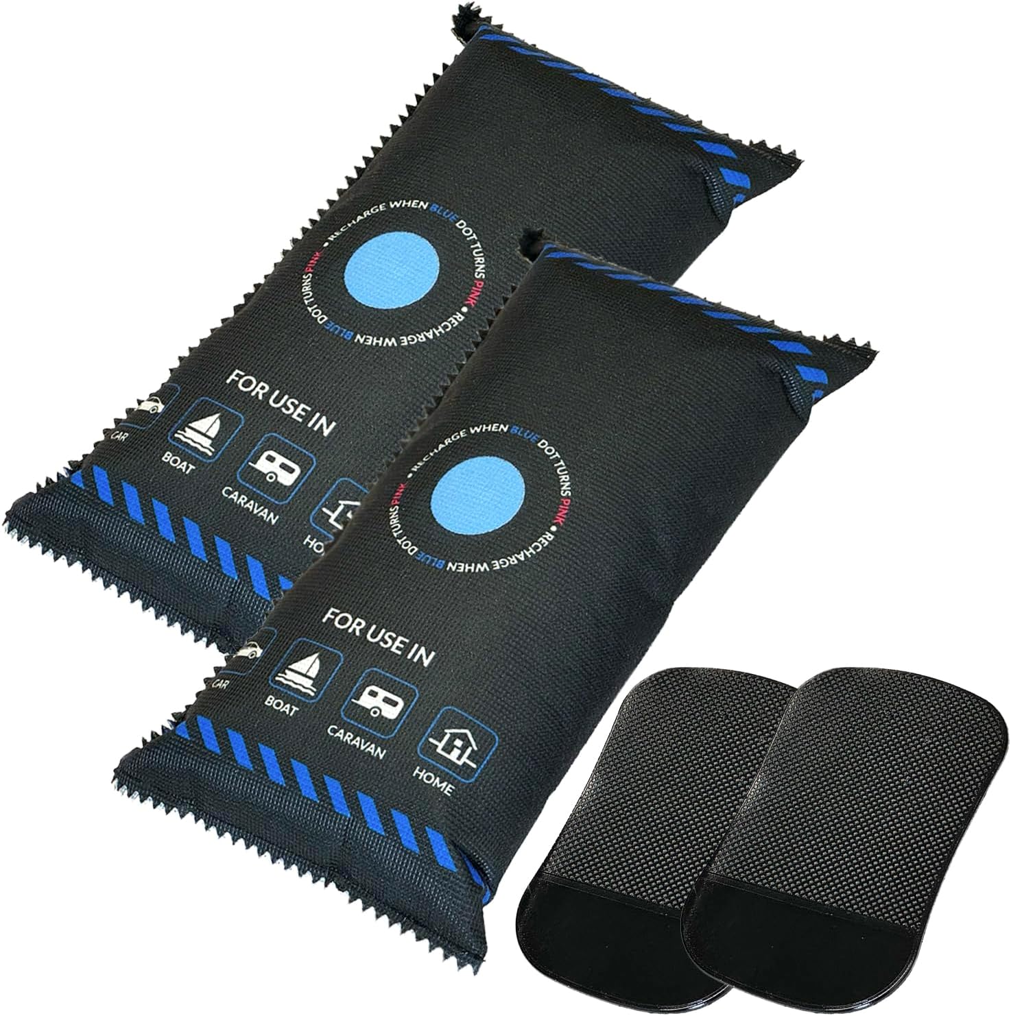 CUQOO 2kg Reusable Car Dehumidifier Bag for Car Interior Moisture