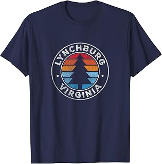 Lynchburg Virginia VA Vintage Graphic Retro 70s T-Shirt