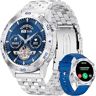 LIGE Smart Watch for Men Make and Receive Calls, Android iOS Smartwatches 1.32" HD Touch Screen IP67 Waterproof Fitness Tracker Watch with 100+ Sports Modes Heart Rate/Sleep Monitor