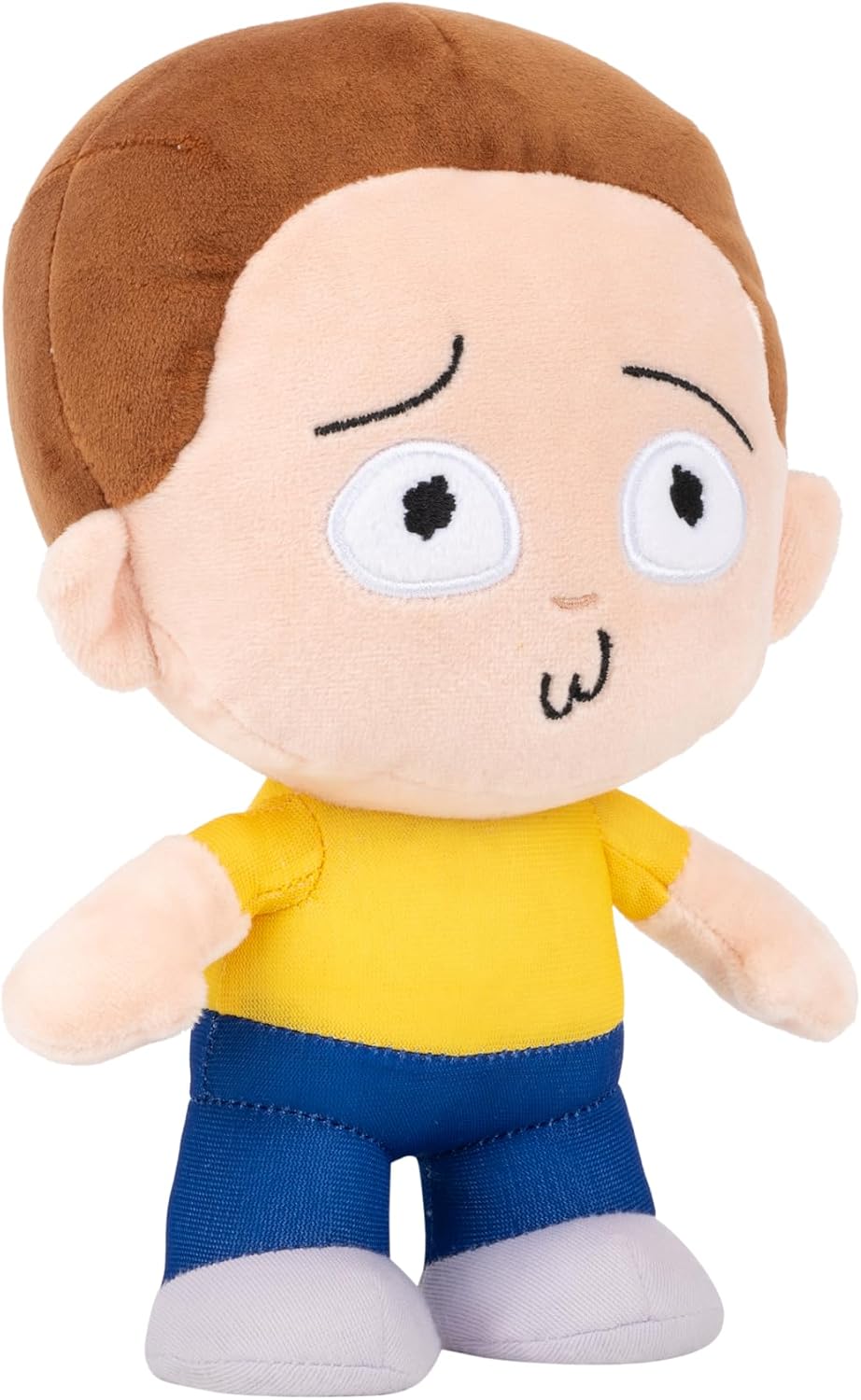 Jazwares Warner Bros. Discovery 8-Inch Morty Plush from Rick and Morty - Super-Soft and Huggable Plush Toy - Official Licensed - for All Ages