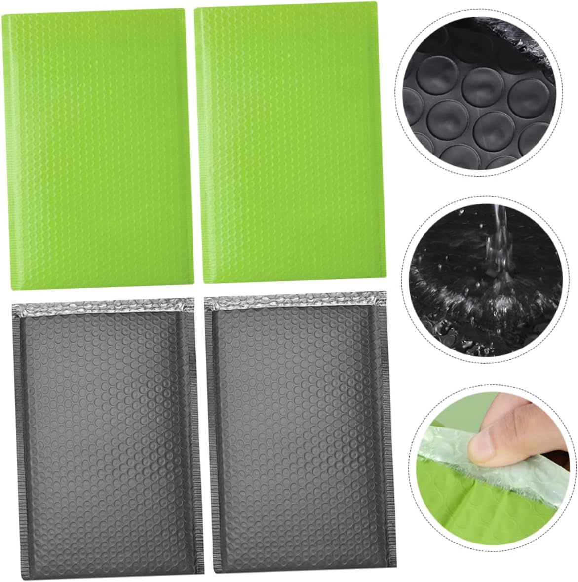 GANAZONO 20pcs Thickened Matte for Shipping Po Film Shockproof Packaging for Clothing Accessories and Electronics
