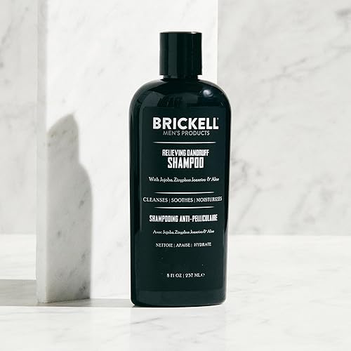 Miniatura 3 de Brickell - Champú para hombre para aliviar la caspa natural y orgánico alivia y elimina la caspa con Ziziphus Joazeiro Aloe y aceite de joojoba 2 oz