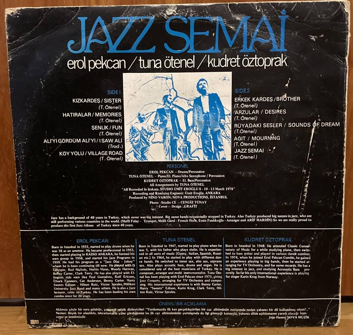 洋楽 JAZZ SEMAI - erol pekcan Jazz Semai - YouTube