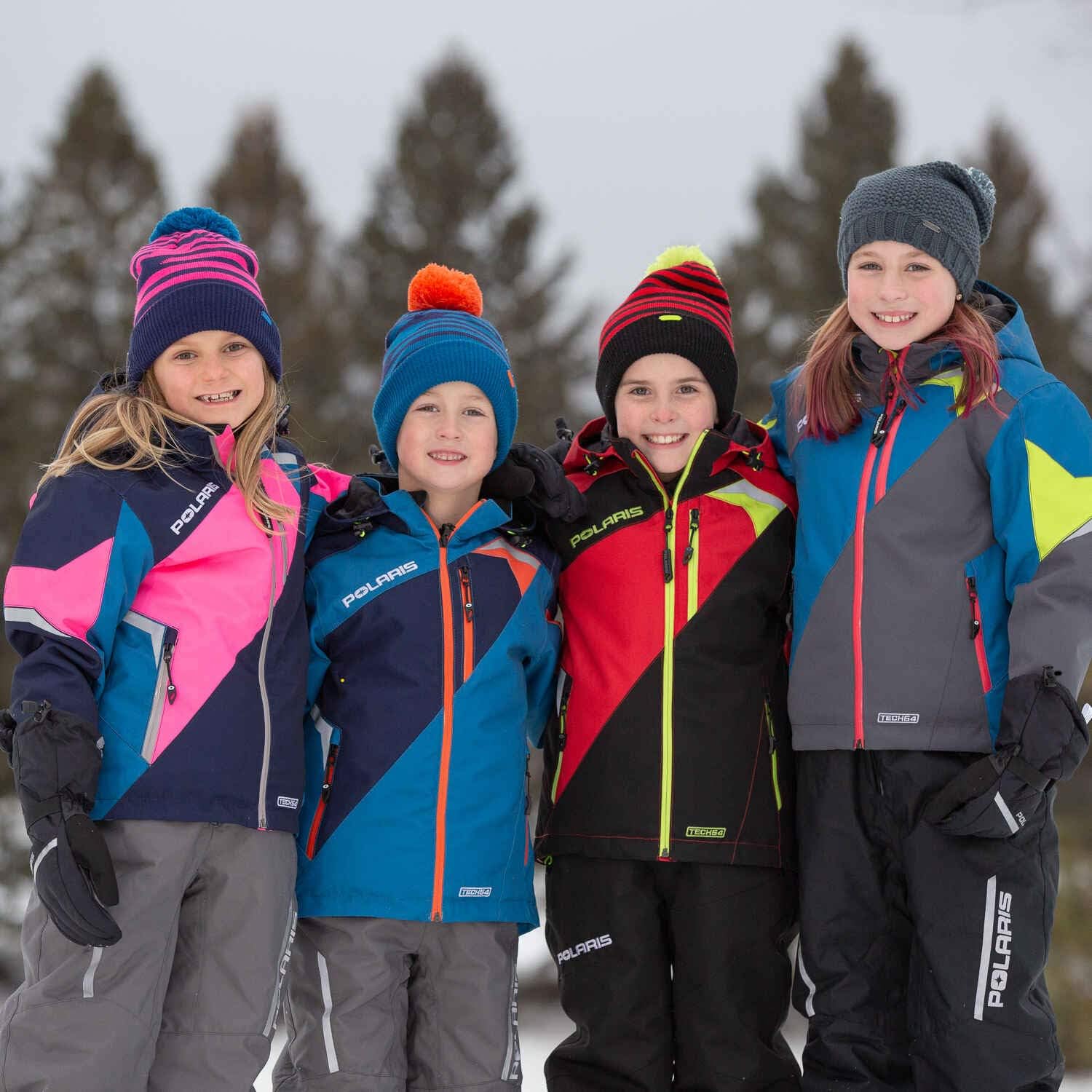 Polaris Gray OEM Youth 3M Thinsulate Insulation Adjustable Ripper Bib 3M - X-Small