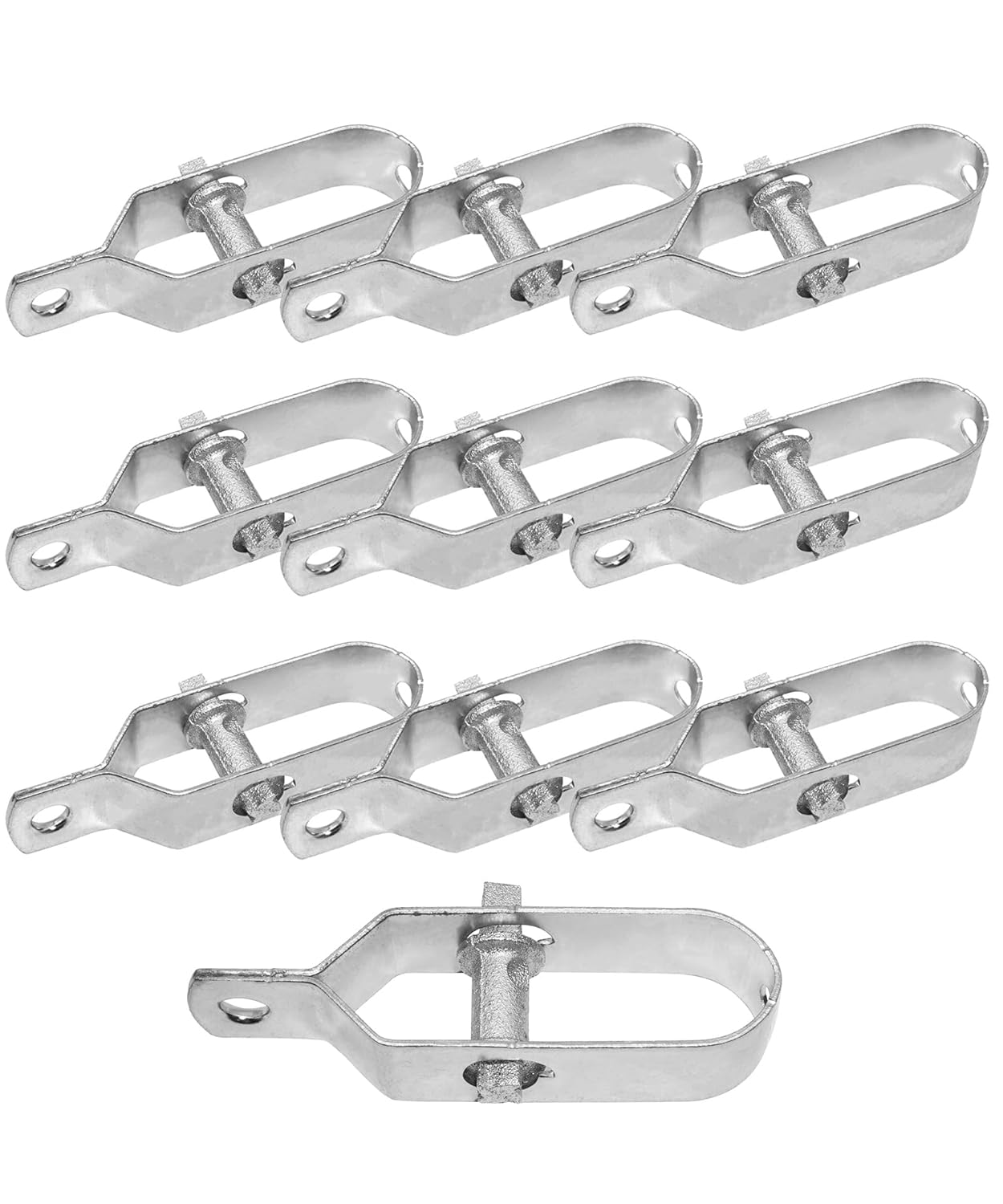 New Upgrade 10Pcs Electric Fence Wire Tightener,Heavy Duty Inline Wire