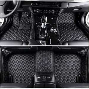 Custom Car Floor Mats Compatible with Mazda CX-5 CX-3 CX-4 CX-7 CX-8 CX-30 Mazda 6 Mazda 3 Mazda CX-9 Waterproof Non-Slip Weather Full Coverage Floor Liners (3D Black)
