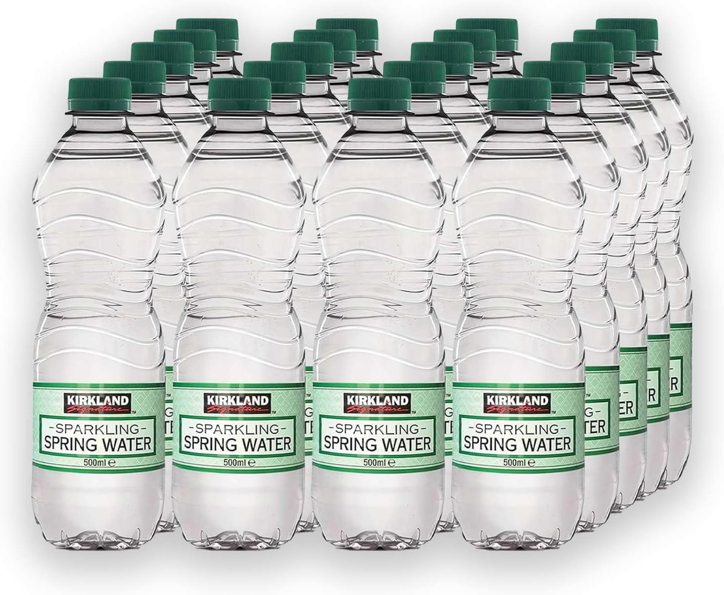 Kirkland Chase Spring Sparkling Water 500ml - 20 Bottled Multipack, Fresh for Better Health, Hygienic and Maintain Good Health | Bulk Water Bottles (Pack of 20 x 500ml)
