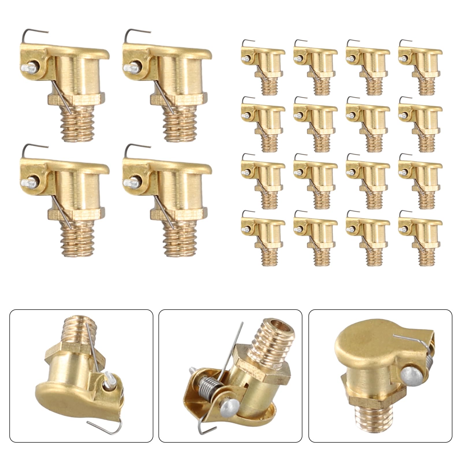Oliatore a molla M6 x 1 mm in ottone 20 pezzi per Hit Miss Engine