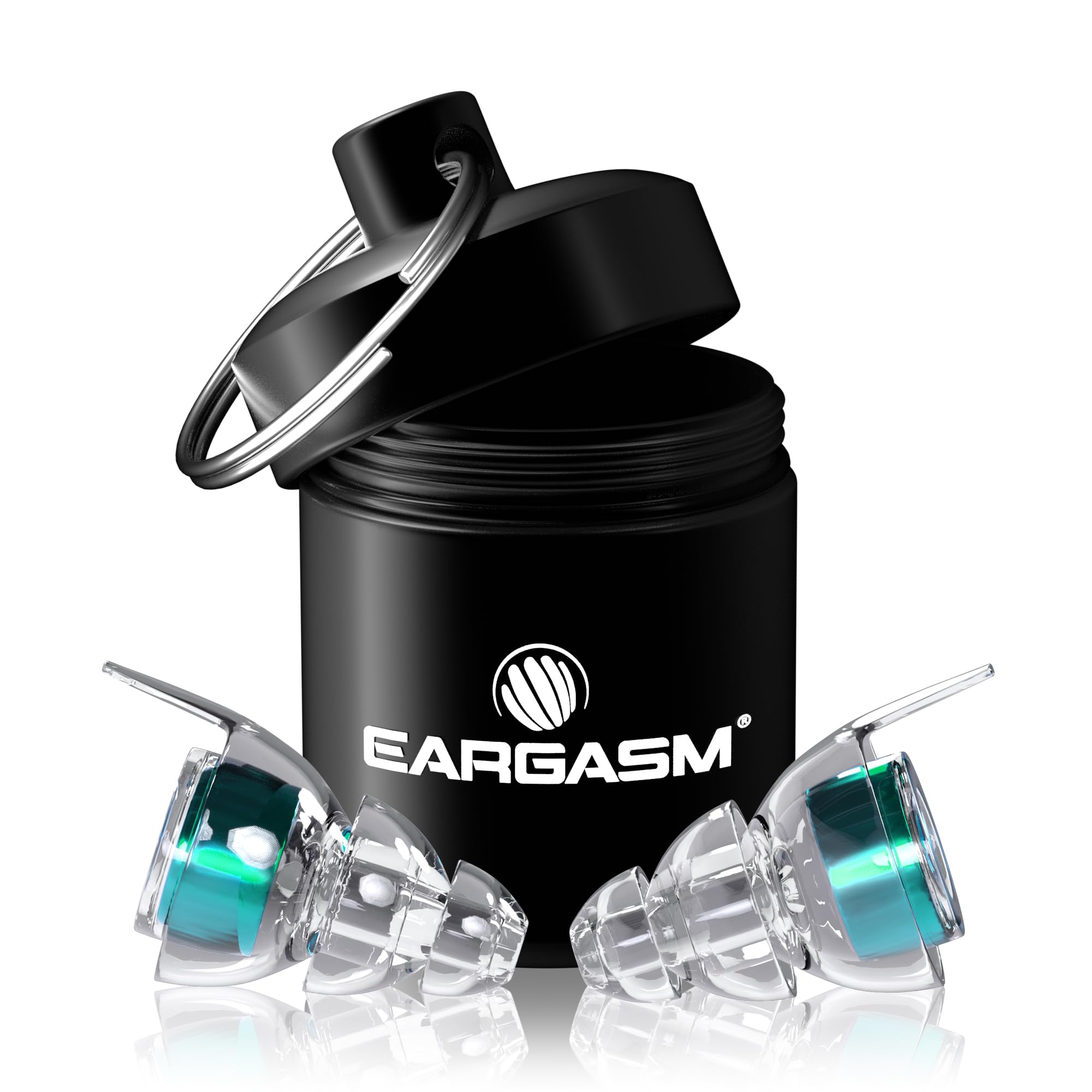 Eargasm High Fidelity Max Earplugs for Concerts, Festivals, Musicians, DJs, Night-Life, Motorcycle Hearing Protection - Reusable High Decibel Ear Plugs for High Fidelity Noise Reduction up to 27 dB