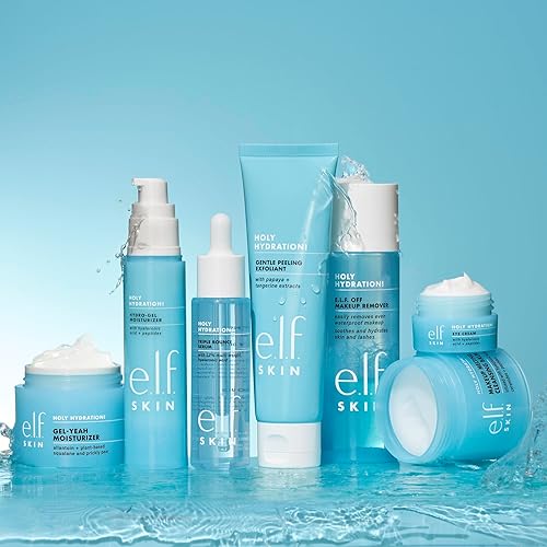 Miniatura 4 de e.l.f. SKIN Holy Hydration! Hidrogel Hidratante, hidrata e hidrata la piel para una tez rellena, ligera y de rápida absorción, 1.76 onzas