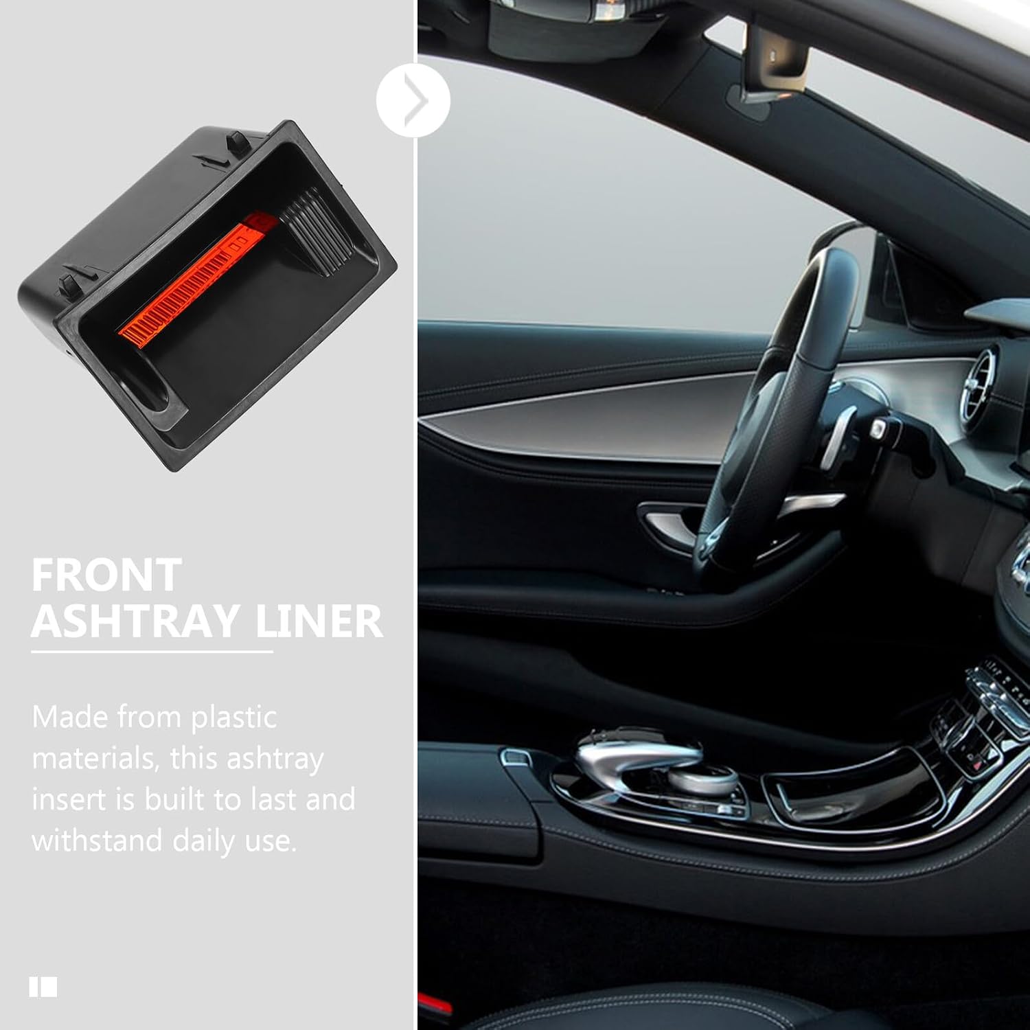 Front Ashtray Insert Core for Car Center Console Replacement Part Plastic Interior Accessory image 4
