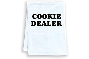 Moonlight Makers Funny Flour Sack Kitchen Towel, Cookie Dealer