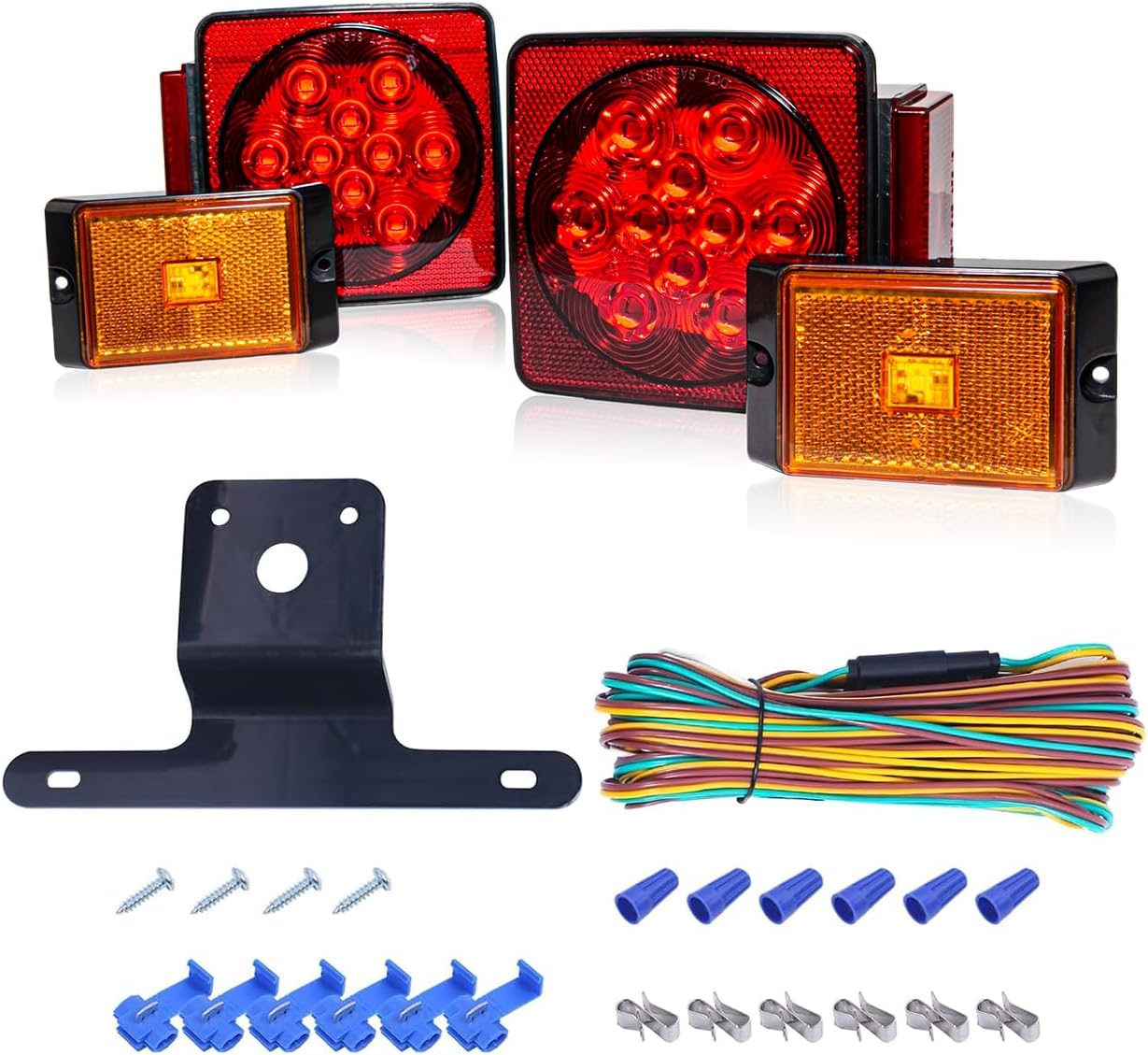 MaxxHaul 70205 12V LED Trailer Light Kit