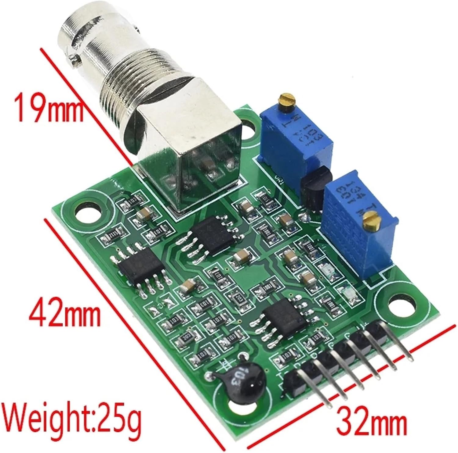 1Set Liquid PH 0-14 Value Detection Regulator Sensor Module Monitoring Control Meter Tester + BNC PH Electrode Probe for(Only Module)