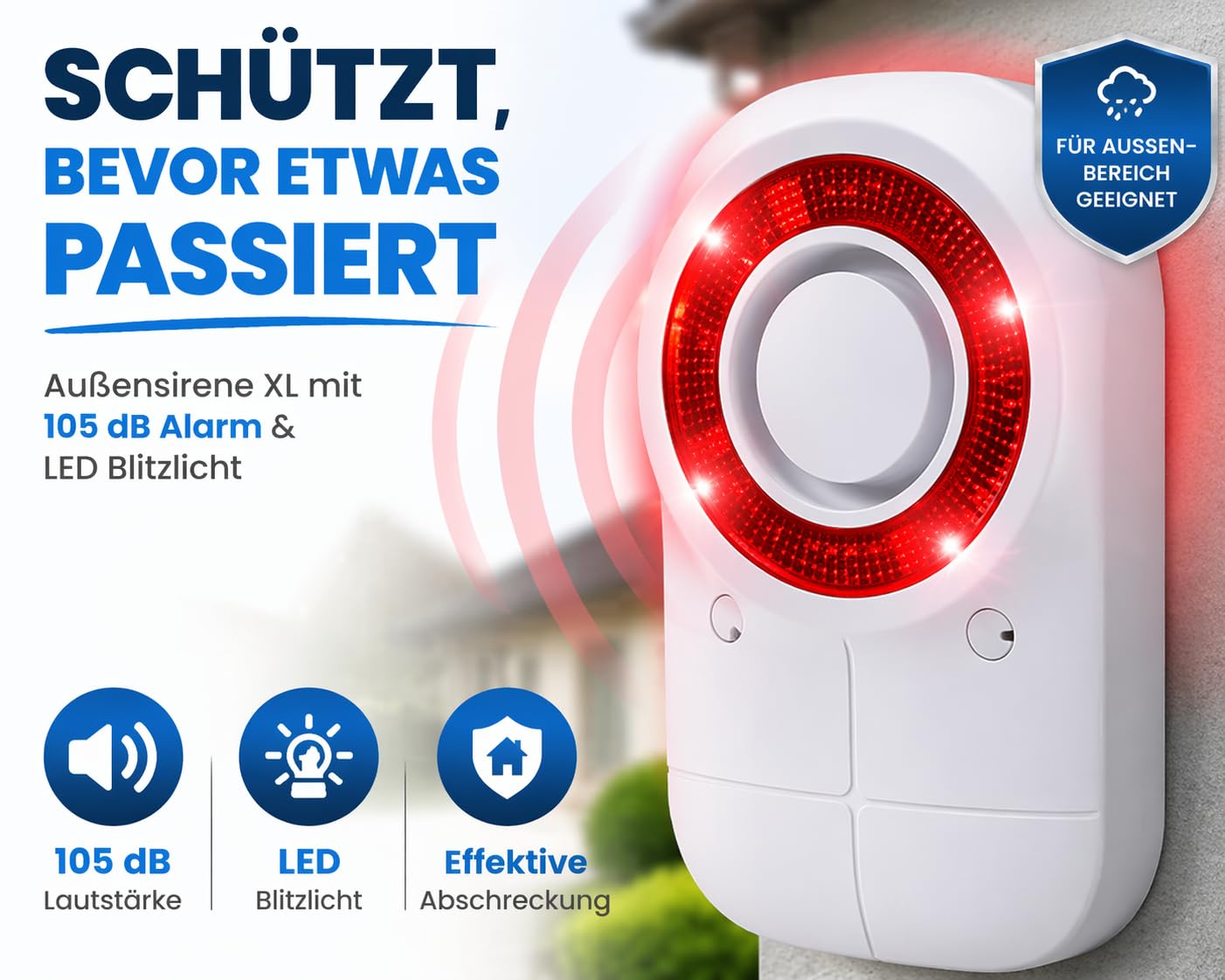 Olympia 6115 System alarmowy syrena zewnętrzna XL