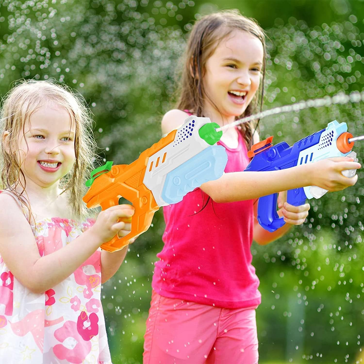 Quanquer 3 Pack Water Guns for Kids Adults - 600CC Squirt Water Toy Gun Super Blaster Soaker Long Range High Capacity Swimming Pool Beach Outdoor Fighting Toy for Boys Girls