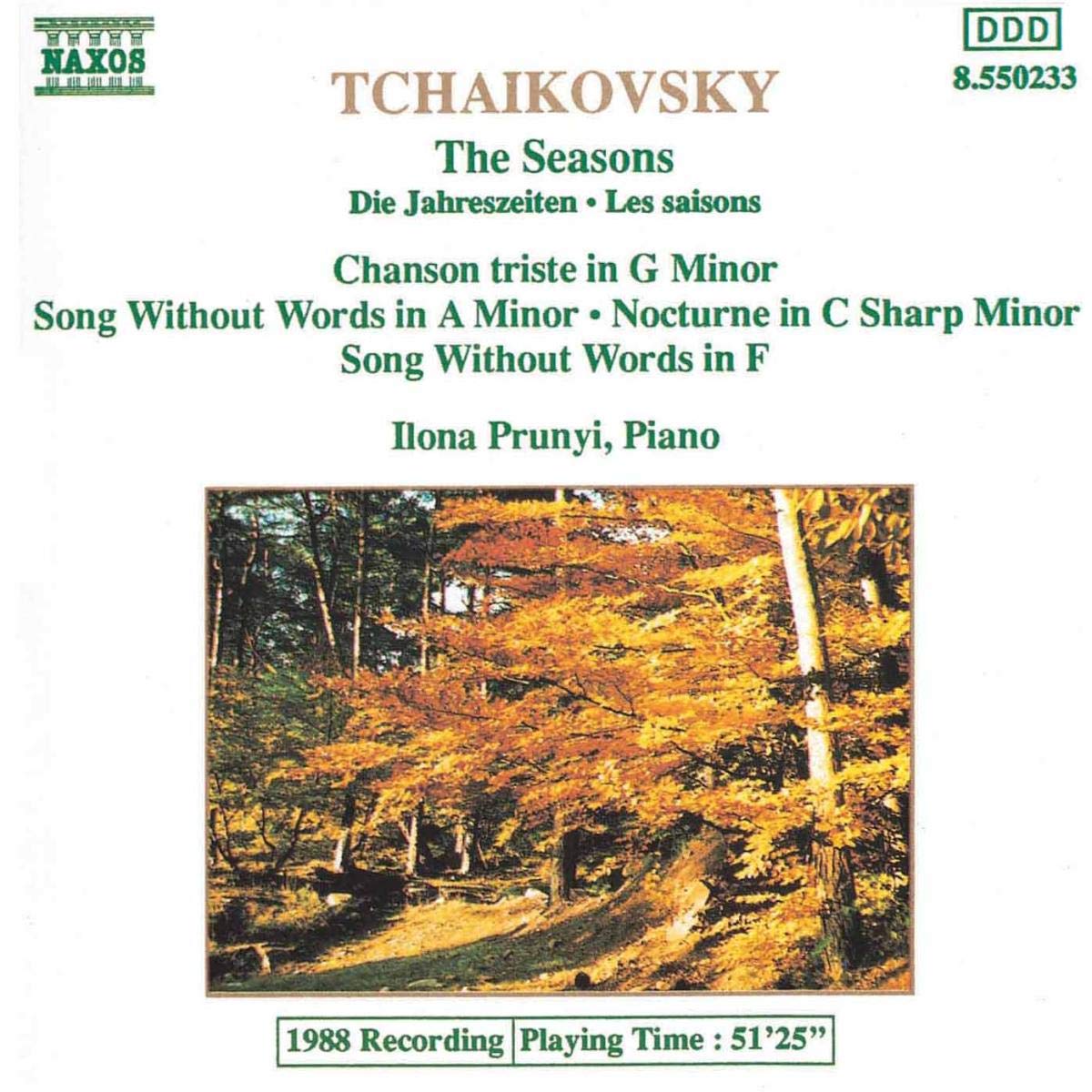 Die Jahreszeiten / + [Audio CD] TSCHAIKOWSKY,P.