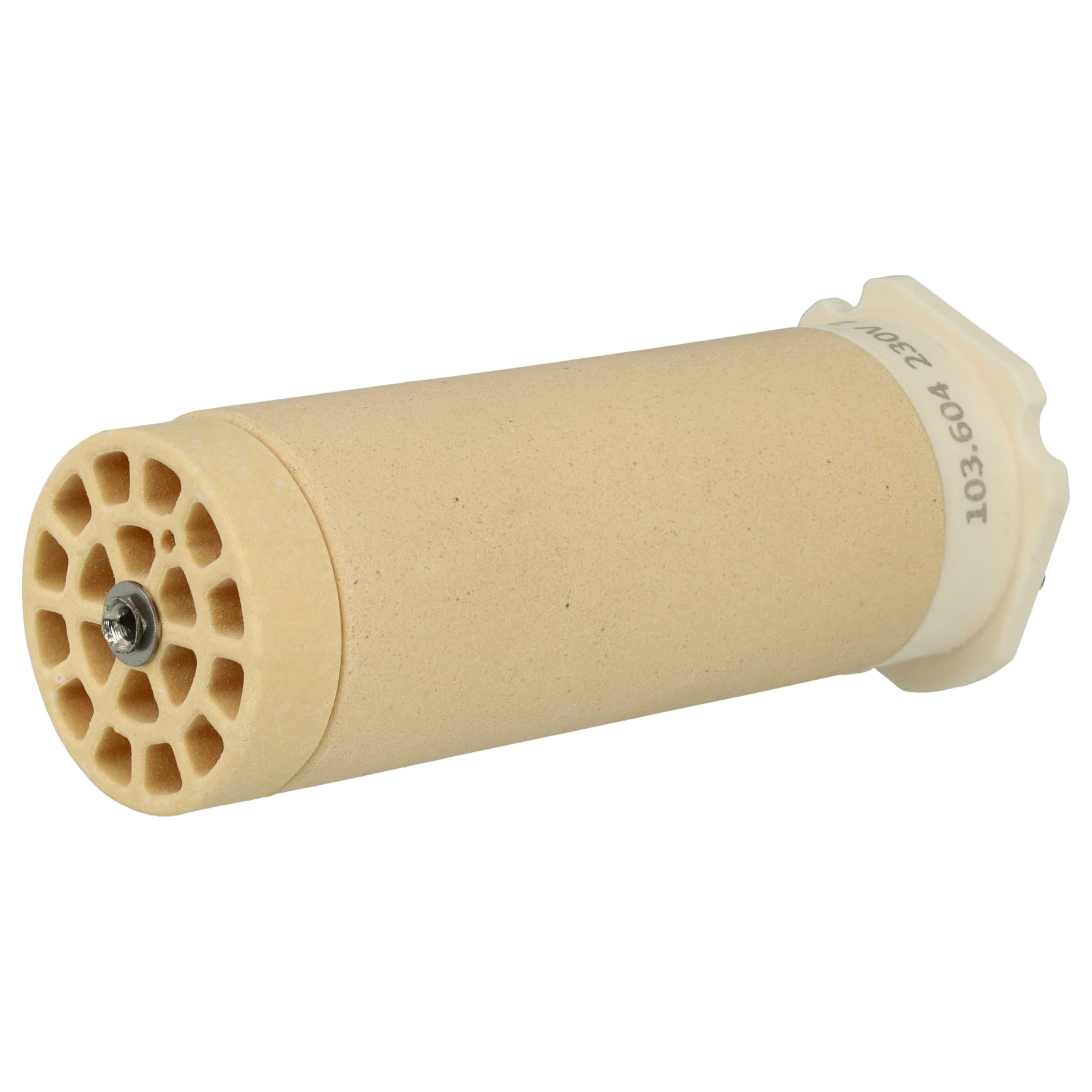 vhbw Elemento calefactor compatible con Leister UNIFLOOR S, UNIPLAN E pistola de soldadura de aire caliente - 2100 W, Cerámica, 3,2 x 9,2 cm