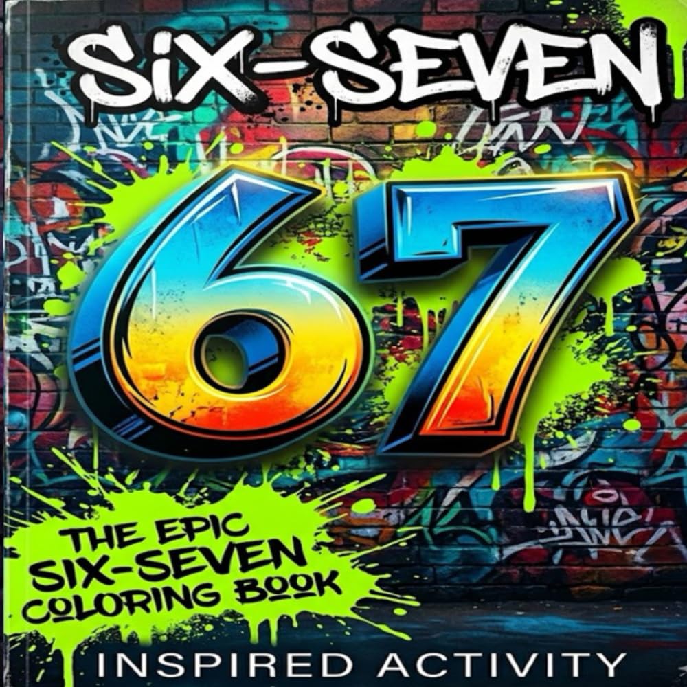 67 Coloring Book !!: The Ultimate Six-Seven Inspired by the Viral 6 7 Trend to Keep Kids Busy | 50+ Pages | Surprise Pages Inside & Sudoku, Mazes, ... Birthday, Stocking Stuffer Gift|Tweens