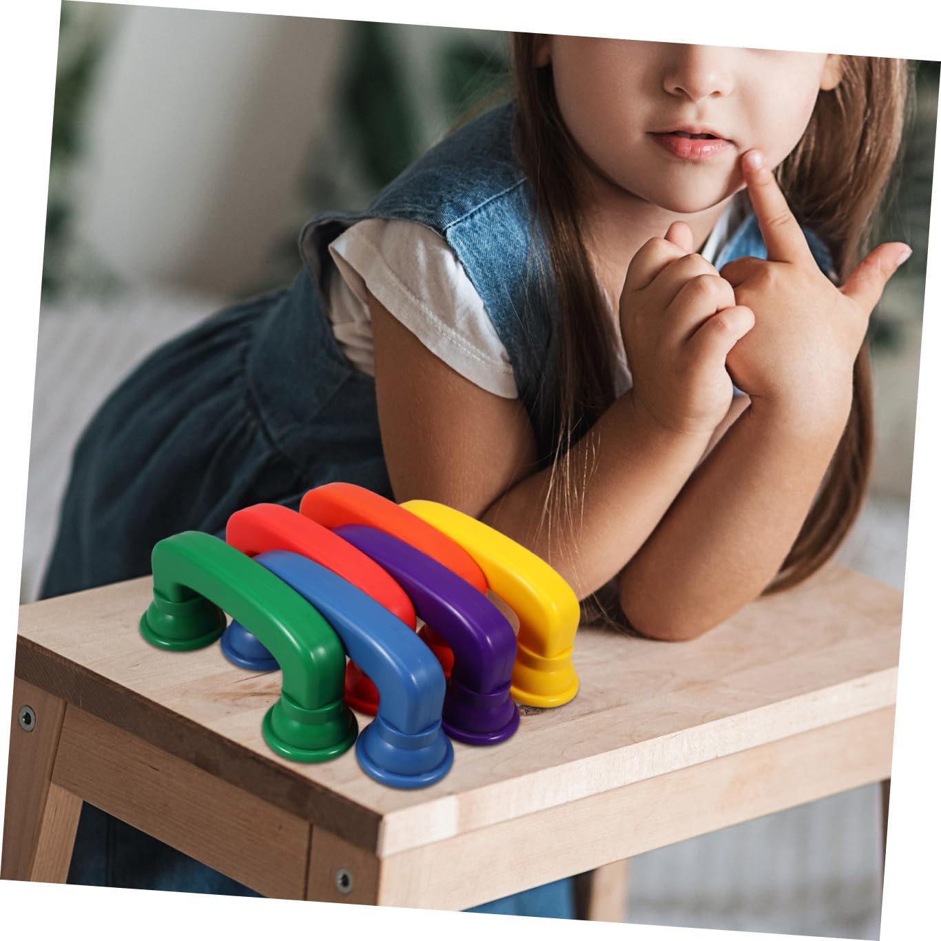 Hohopeti 12 Piezas de Juguete Teléfono Susurrante para Niños, Juguetes Educativos de Abs Bordes Suaves y Diseño Creativo, Adecuado para Aprendizaje Temprano