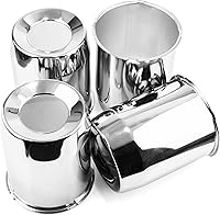 Vista 17 de 4 Piezas Tapas Centrales de Rueda de Remolque de 2.64 Pulgadas Push Through Diámetro de 2.64" Altura 2.4" para Rin de Camión SUV RV, Cubierta