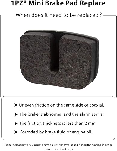 Miniatura 3 de 1PZ DP2-4S1 Pastillas de Freno para MOTOVOX MBX10 79CC Moto MM-BB80 Baja Racer MINI BIKE PASTILLAS DE FRENO TRASERAS MBX-10 PARTES NUEVO (4 Pares)