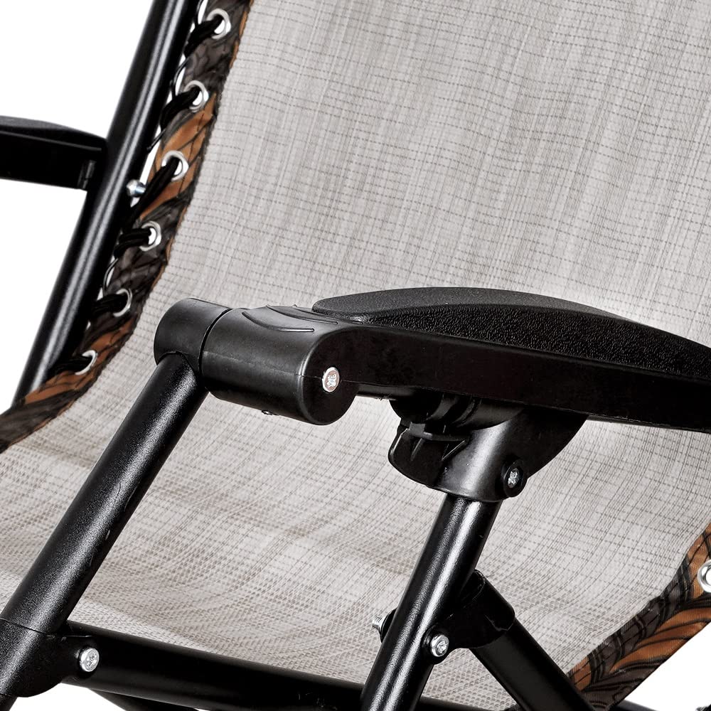 Star Work Stainless Steel Zero Gravity Chair Lawn Chair Recliner
