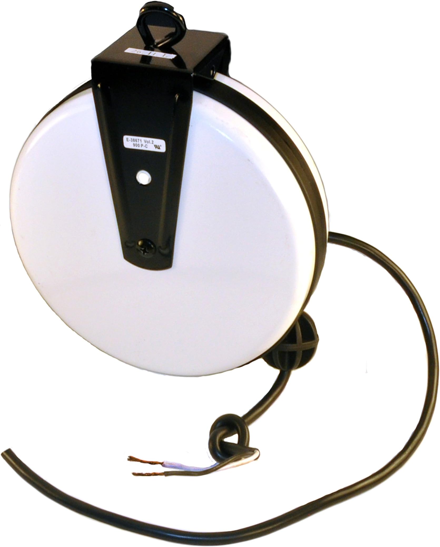 Alert Stamping 900-EPD-METAL Retracting Reel, 2 Conductor, 18 Gauge, Extends to 20 Feet