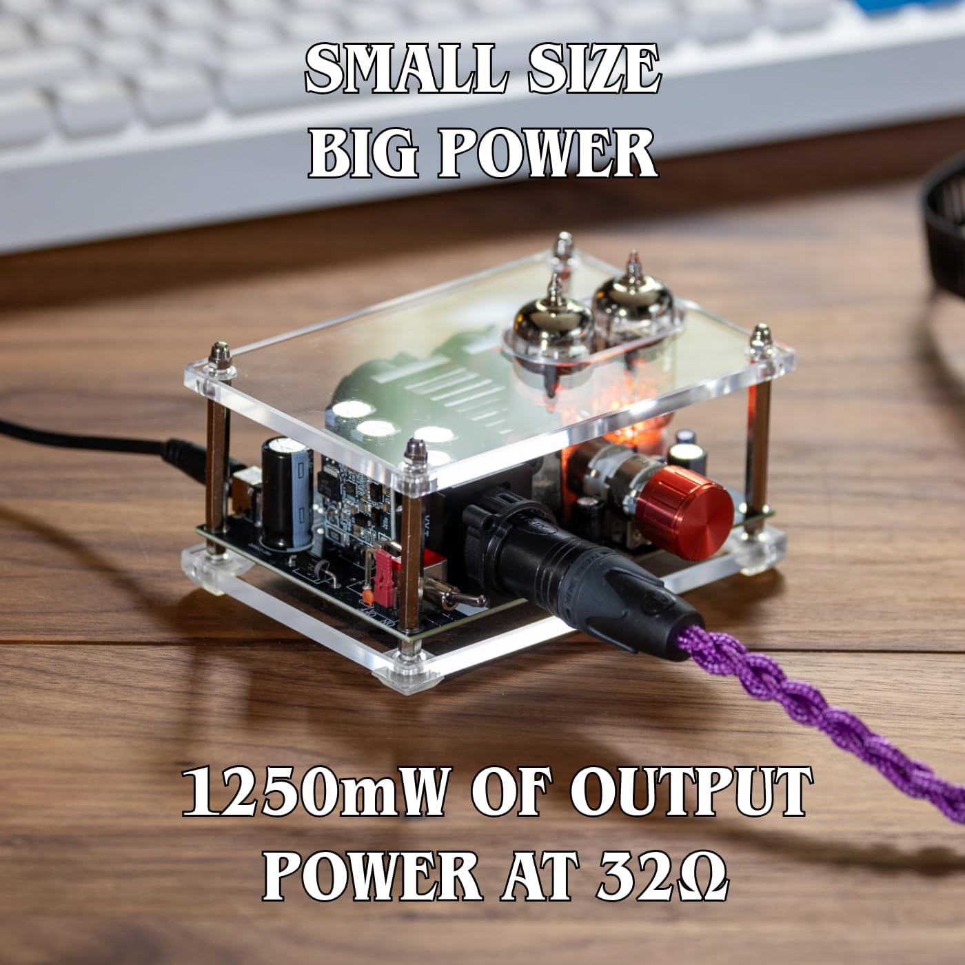 Apos Gremlin Headphone Amp Headphone Tube Amplifier,Class A Balanced Tube Amp,Replaceable Tubes 12au7,6922/XLR,4.4mm Balanced Interface.Amp for HiFi Desktop Speakers,Loved by Audio Enthusiasts