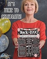 Vista 359 de Lone Star Art 66ª Reunión de Graduados (Sesenta y seis) Decoración en Oro - Recordando El Año - Clase de 1959 - Póster Sin Marco de 11x14 - Globos