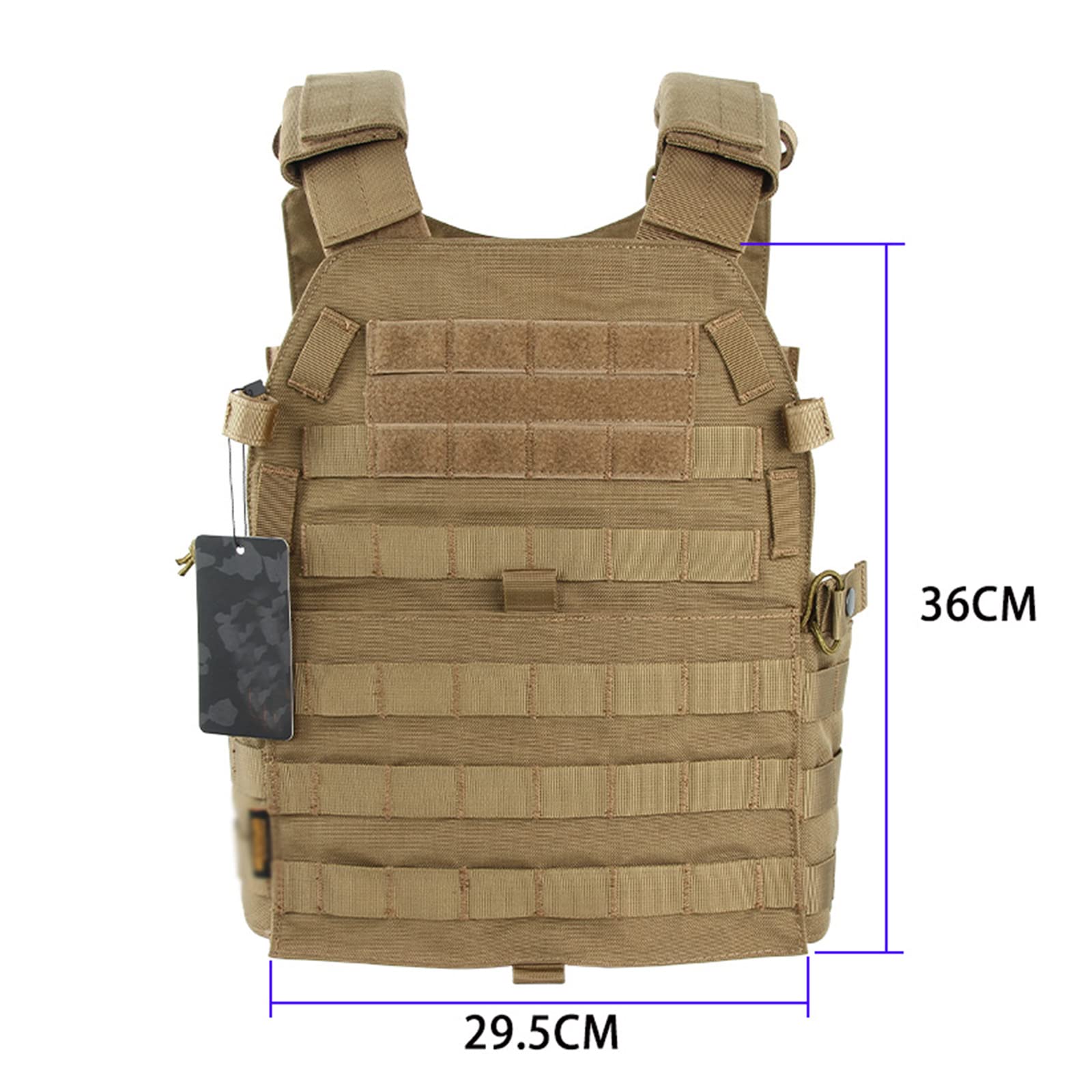 Chaleco táctico de caza al aire libre, equipo militar de pecho, con bolsa de herramientas de entrenamiento, accesorios de equipo Cs para Airsoft, escalada y senderismo. (T)