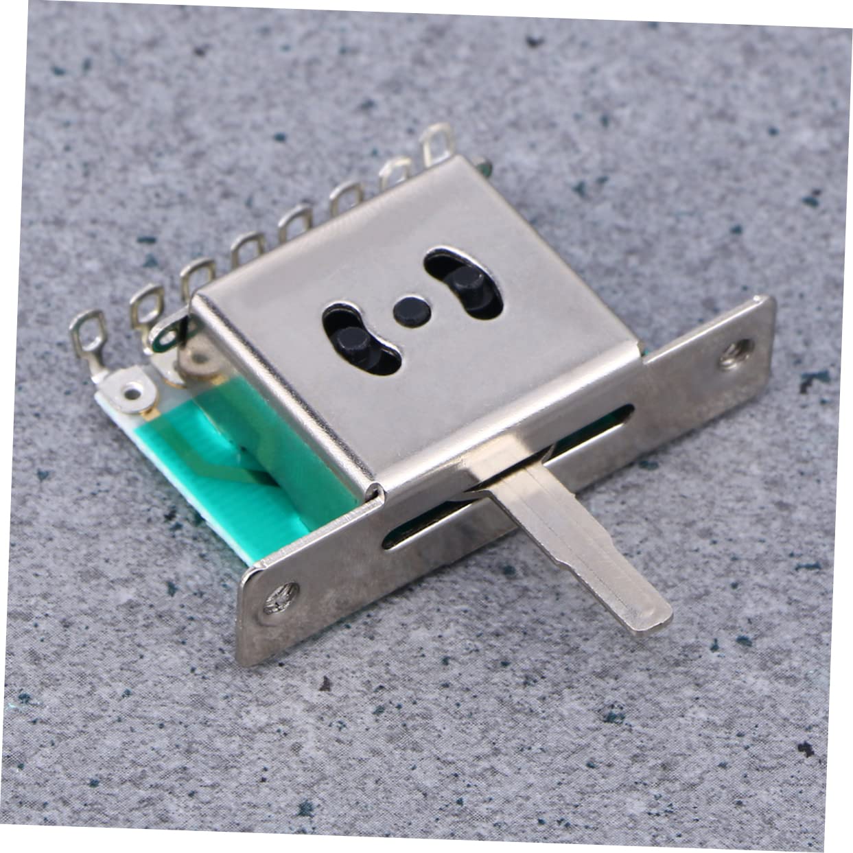 SUPVOX Guitar Selector Switch Way with White Knob Electric Guitar Accessory for Smooth Tone Conversion