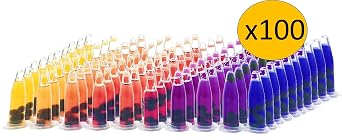 Algae Research and Supply Algae Beads Ready-to-go Algae Beads in Indicator- snap vials x100