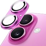 JETech Camera Lens Protector for iPhone 14 Pro 6.1-Inch and iPhone 14 Pro Max 6.7-Inch, Full Coverage 9H Tempered Glass Ring Cover, Matte Metal Plate, Case Friendly, 1-Pack (Deep Purple)
