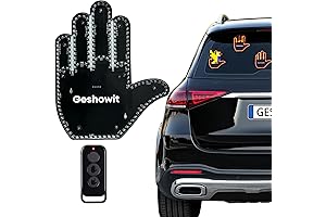 Light Up Middle Finger Car Sign: Express Your Feelings on the Road