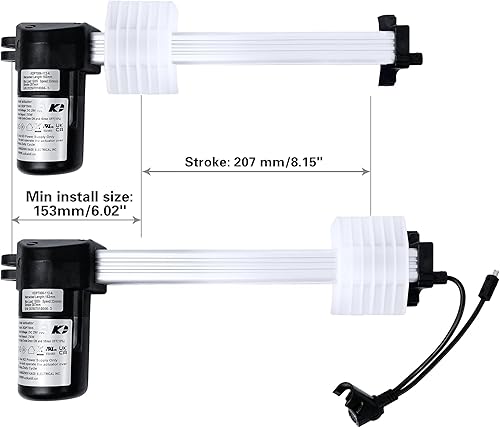Miniatura 4 de Actuador lineal Kaidi Modelo KDPT005-112-A Power Reclinable Elevador Sillas Elevadoras Reemplazo del Motor
