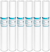 Vista 1 de Membrane Solutions Cartucho de polipropileno de repuesto para filtro de agua de sedimentos de 5 micrones, 20 x 2.5 pulgadas para sistema de filtro